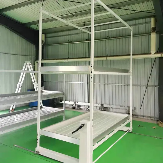 Sistemas de cultivo de flujo y reflujo de semillero de plantas de cultivo hidropónico de invernadero agrícola