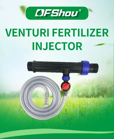 Inyector Venturi del sistema de fertirrigación de invernadero automático de granja de riego por goteo