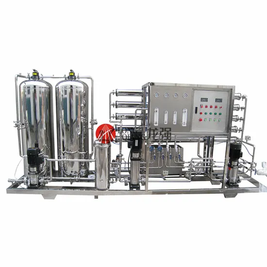 Sistema de tratamiento de agua RO 2000L/H para agua de uso en procesamiento de alimentos